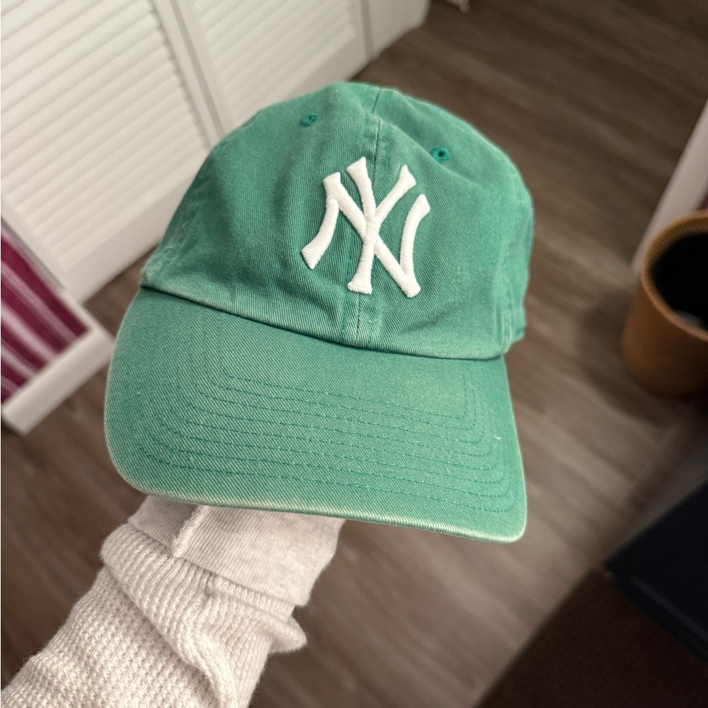 Urban Outfitters Green Logo NY Baseball Hat